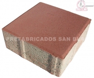 Adoquin Lecrin 20x20x8 ROJO.